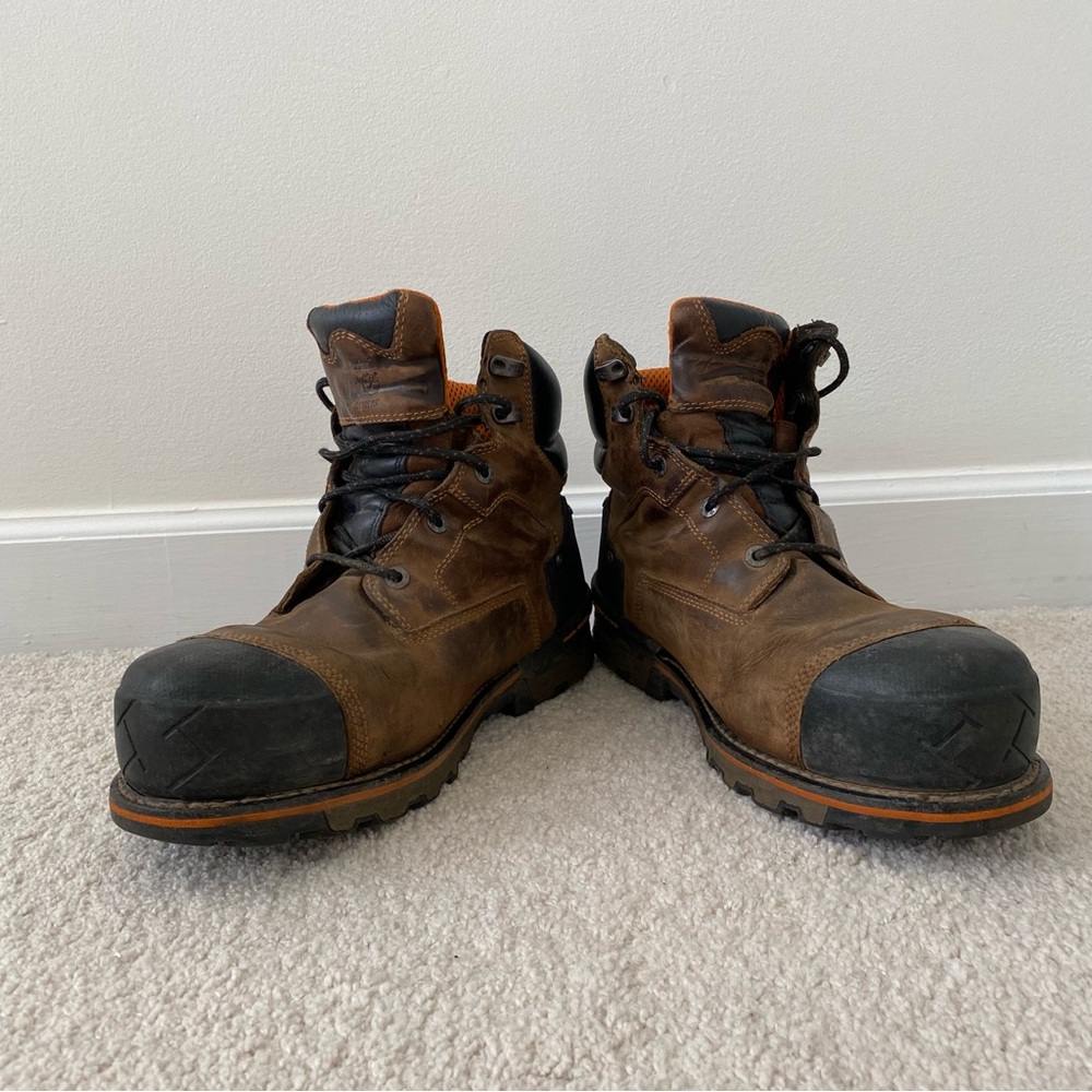 Timberland PRO Men’s Composite Toe Waterproof Work Boot Brown